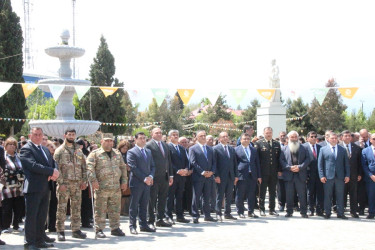 Goranboyda Ümummilli Lider Heydər Əliyevin 103-cü ildönümü ilə bağlı kitab festivalı keçirildi