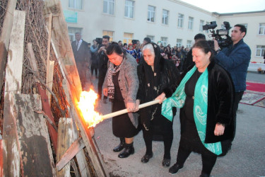 Goranboyun Tap Qaraqoyunlu kəndində od çərşənbəsi təmtaraqla qeyd edildi.