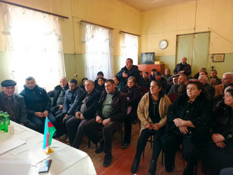 Goranboyda inzibati ərazi dairəsi üzrə nümayəndəliklərdə hesabat iclasları keçirilir
