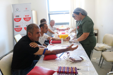 Goranboyda “Talassemiyasız həyat naminə” proqramı çərçivəsində qanvermə aksiyası keçirildi