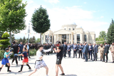 Goranboyda Ümummilli Lider Heydər Əliyevin 103-cü ildönümü ilə bağlı kitab festivalı keçirildi