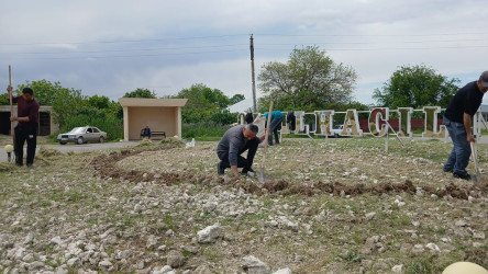 Goranboyda “Şəhərsalma və Memarlıq İli” və beynəlxalq velosiped yarışına hazırlıq işləri çərçivəsində ümumrayon iməcliyi davam etdirilir