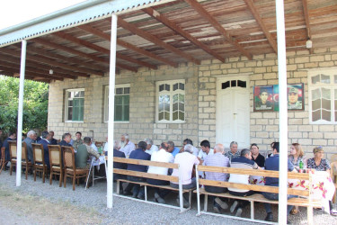 Goranboyda Qurban bayramı ərəfəsində şəhid ailələri və qazilərlə görüş keçirildi
