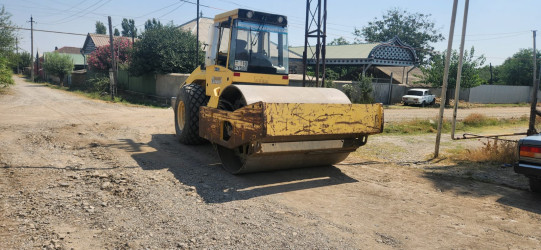Səfikürddə kənd tam orta məktəbinə gedən əsas avtomobil yoluna asafalt çəkilməsi işlərinə start verildi