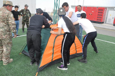 Goranboy rayonu Olimpiya İdman Kompleksində komandalar arasında “Şahin” hərbi-idman oyununun zona mərhələsi keçirildi.