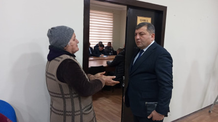 Goranboy rayon İcra Hakimiyyətində vətəndaşların müraciətləri dinlənildi