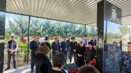 Goranboyda şəhidlərin ildönümü ilə bağlı məzarları ziyarəti davam edir