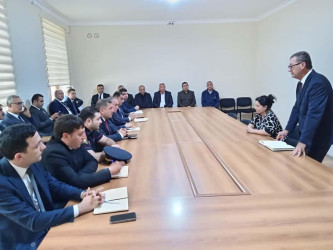 Goranboy rayon İcra Hakimiyyətində vətəndaşların müraciətləri dinlənildi