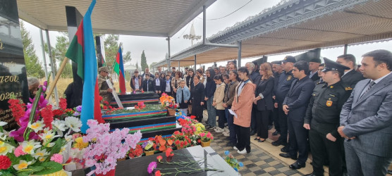 Əlirzalı kəndindən Vətən Müharibəsi şəhidimiz  Əzim Şahmalıyevin ildönümündə məzarı ziyarət olundu.