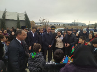 Dəliməmmədli şəhərindən  Vətən Müharibəsi şəhidi Sənan Əliyevin ildönümündə məzarı ziyarət olundu.