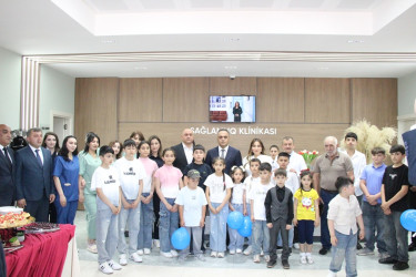 Goranboy rayonunda “Sağlamlıq Klinikası”nın fəaliyyətə başlamasının 1 illiyi ilə bağlı  tədbir keçirildi