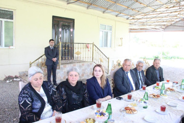 Goranboyda icra başçısı şəhid ailələri ilə görüşdü