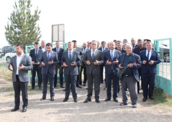 Borsunlu və Qazanbulaqdan olan şəhidlərimizin  məzarları ziyarət edildi