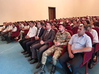 Goranboyda Xalq şairi Bəxtiyar Vahabzadənin 100 illiyi qeyd olundu