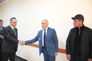 Goranboyda növbəti səyyar qəbul Səmədabad kəndində keçirildi