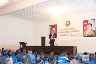 Goranboyda icra başçısı fermerlərlə görüş keçirdi