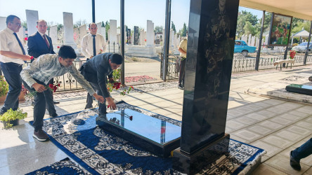 Goranboyda şəhid Səfiyar Məmmədov və Ümid İmamquliyevin il dönümü ilə bağlı məzarları ziyarət olundu