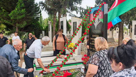 Goranboyda I Qarabağ müharibəsi zamanı itkin düşmüş Şəhid Əhmədov Rauf Əjdər oğlunun 40 mərasimi keçirildi