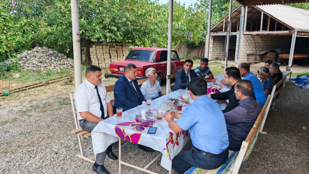 Goranboyda şəhid ailəsi ziyarət olundu
