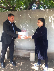 Goranboyda Qurban bayramı mübasibətilə  verilən bayram sovqatları 600 ailəni əhatə edir