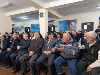 Goranboyda növbəti səyyar qəbul Dəyirmanlar kəndində keçirildi