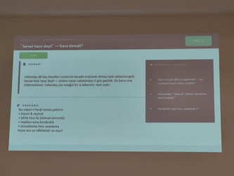 Goranboyda “Ünsiyyət bacarıqlarının inkişafı" mövzusunda təlim keçirildi