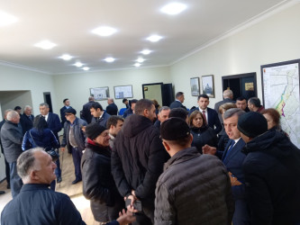 Goranboy rayon İcra Hakimiyyətində vətəndaşlar  qəbul edildi, müraciətləri dinlənildi