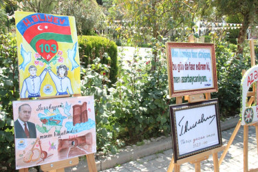Goranboyda Ümummilli Lider Heydər Əliyevin 103-cü ildönümü ilə bağlı kitab festivalı keçirildi