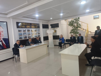 Goranboy rayon İcra Hakimiyyətində İcra Başçısı vətəndaşların müraciətlərini dinlədi