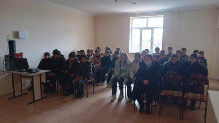 Goranboyda, “Ailə dəyərlərinin təbliği, xüsusən də qadın hüquqlarının və rəsmi nigahın üstünlükləri" mövzusunda maarifləndirici tədbir keçirildi