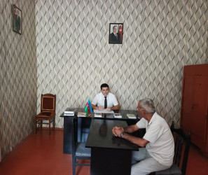 Goranboyda vətəndaş qəbulları davam edir