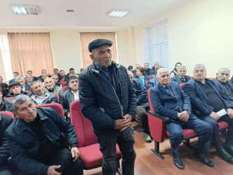 Goranboyda növbəti səyyar qəbul Səmədabad kəndində keçirildi