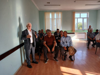 Goranboy rayonunun Yeni yol kəndində 2026–2030-cu illər üçün Dövlət Proqramının icrası ilə bağlı marifləndirici görüş keçirildi