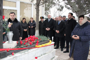 20 Yanvar faciəsinin 33-cü ildönümü ilə bağlı Goranboy rayonunda anım tədbirləri keçirildi.