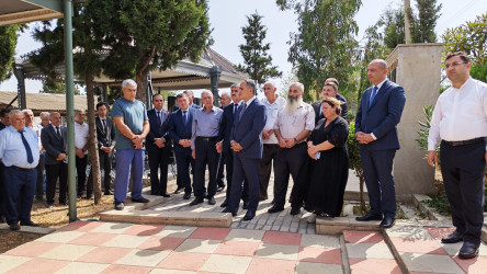 Goranboy rayon Xanqərvənd kənd qəbirstanlığında şəhidlərimizin məzarları ziyarət olundu
