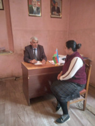 Goranboyda vətəndaş qəbulları davam edir