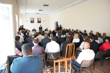 Goranboyda növbəti səyyar qəbul Aşağı Ağcakənd qəsəbəsində keçirildi