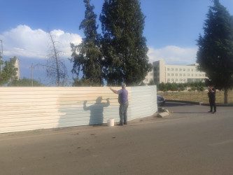 Goranboyda abadlıq və yenidənqurma işləri davam etdirilir