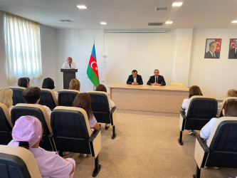 Goranboyda əhali arasında fiziki aktivliyə dair maarifləndirici tədbir keçirilərək mövzuya uyğun materiallar paylanıldı