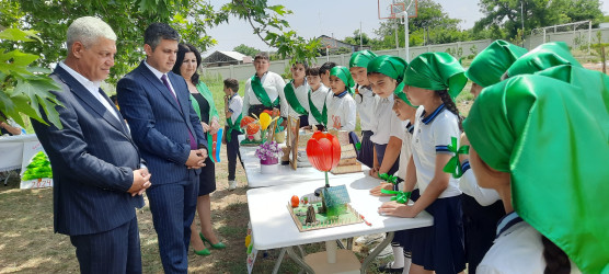 "Yaşıl dünya naminə həmrəylik ili" ilə bağlı Dəliməmmədli şəhər tam orta məktəbində tədbir keçirildi.