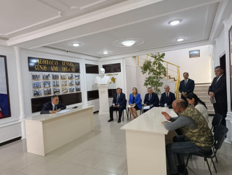 Goranboy rayon İcra Hakimiyyətində vətəndaşlar  qəbul edildi, müraciətləri dinlənildi