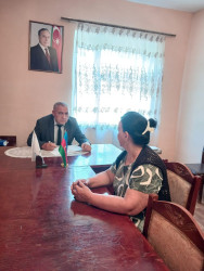 Goranboyda vətəndaşların müraciətlərinə xüsusi diqqət yetirilir