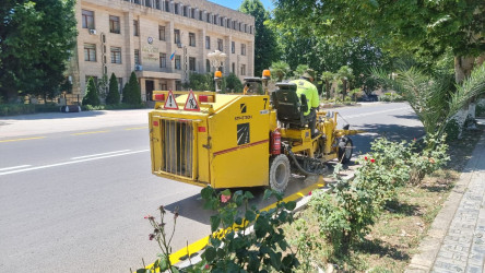 Goranboyda aparılan genişmiqyaslı abadlıq və yenidənqurma işləri rayonumuzun simasını daha da gözəlləşdirir