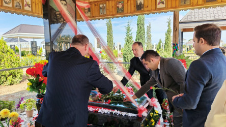 Goranboyda şəhidlərin ildönümü ilə bağlı məzarlarının ziyarəti davam edir