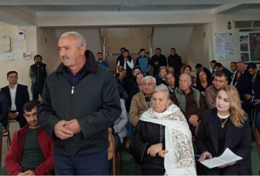 Goranboyda növbəti səyyar qəbul  Yəhərçi Qazaxlar kəndində keçirildi