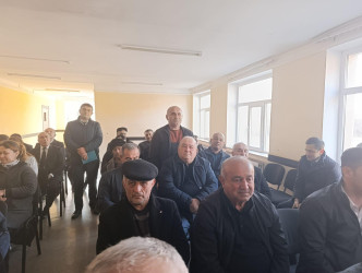 Hazırəhmədli kəndində səyyar qəbul keçirildi