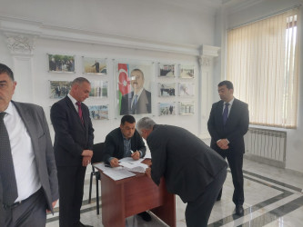 Goranboyda kümçülərə barama toxumu paylanıldı