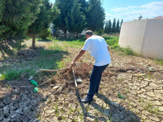 Goranboyda "Yaşıl dünya naminə həmrəylik ili" ilə bağlı, sututarların ətrafının tullantılardan təmizlənməsi aksiyası keçirildi.