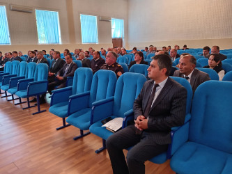 Goranboy rayon İcra Hakimiyyətində yanğın təhlükəsizliyi ilə bağlı iclas keçirildi