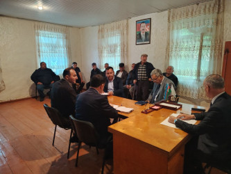 Səyyar qəbulda olunan müraciətlər araşdırılaraq həlli üçün operativ tədbirlər görülür